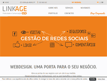 Tablet Screenshot of linkage.pt